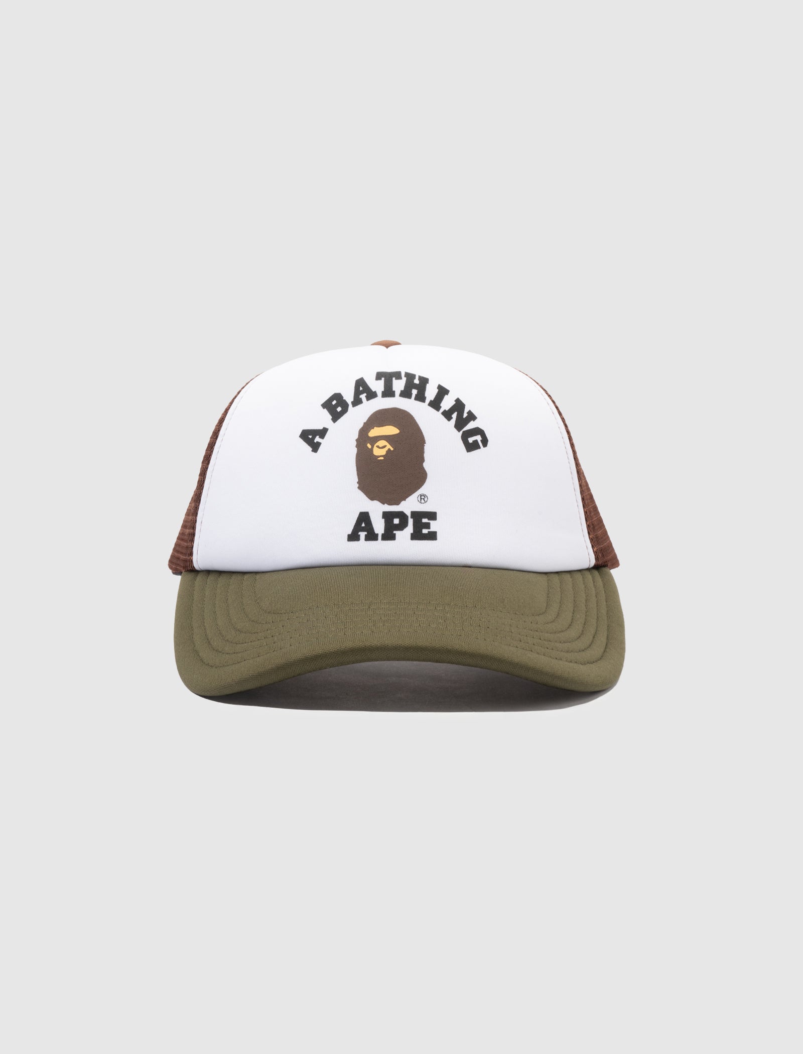 A BATHING APE COLLEGE MESH CAP