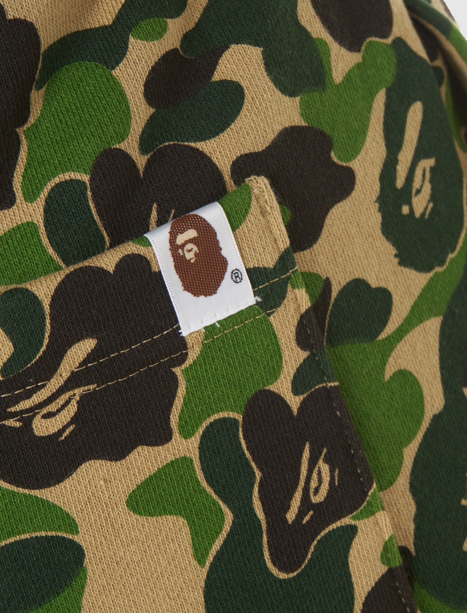 A BATHING APE ABC CAMO SWEATPANT