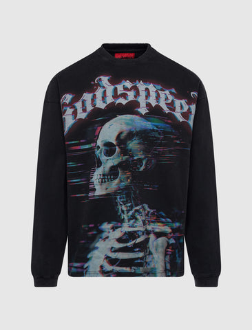 GLITCHY LONGSLEEVE TEE