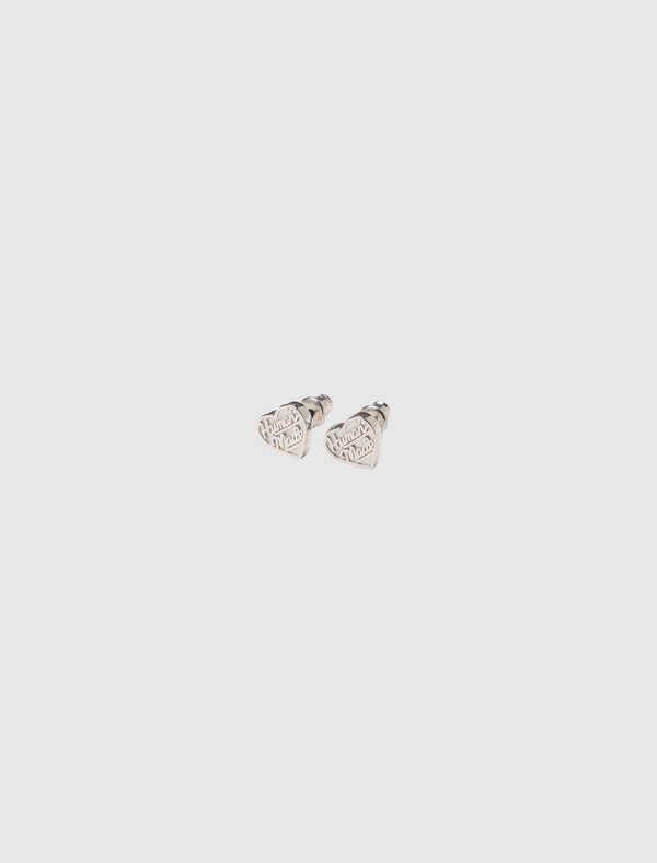 HEART SILVER EARRING