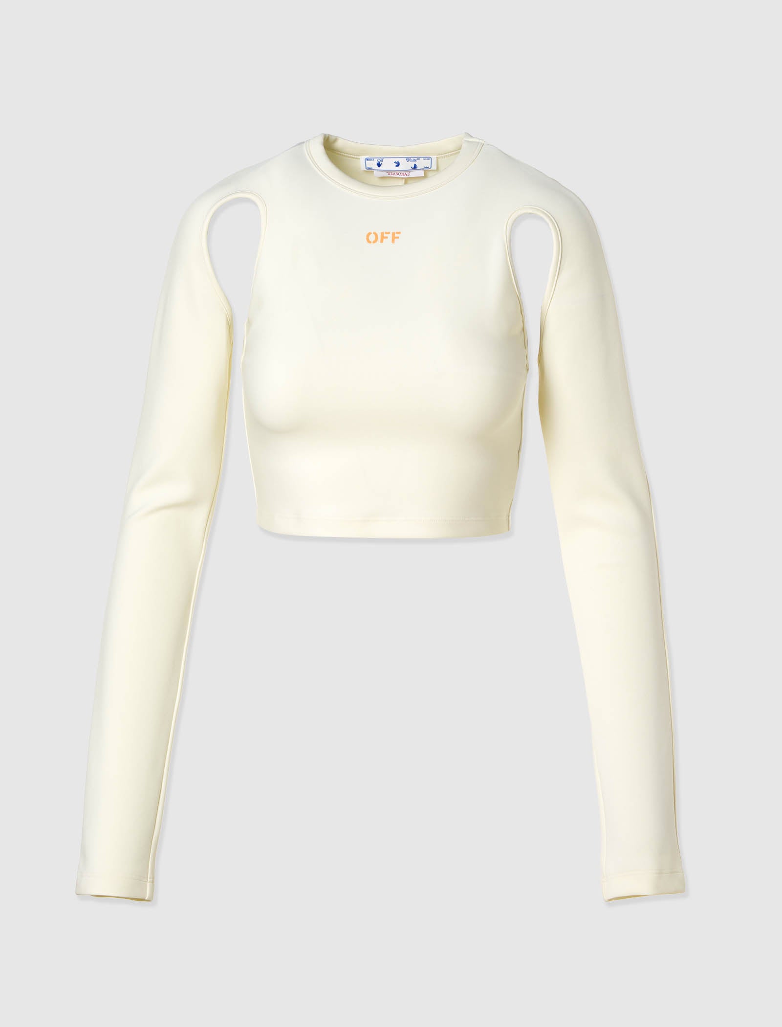 Off-White Cropped short-sleeve Denim Shirt - Farfetch