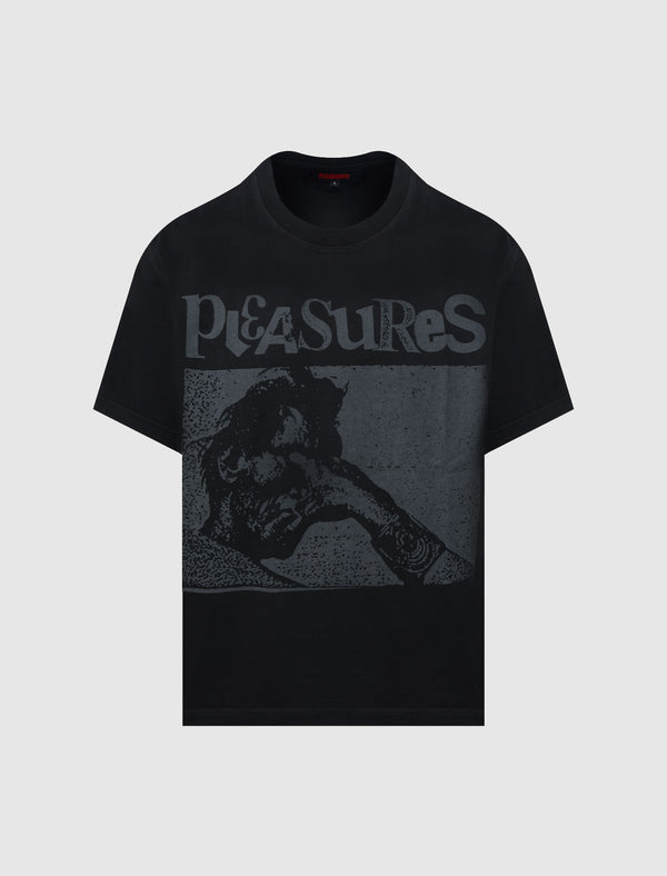 Pleasures bones t on sale shirt