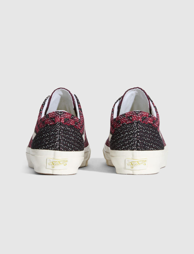 OLD SKOOL 36 EK "GEO CHECK BORDEAUX"