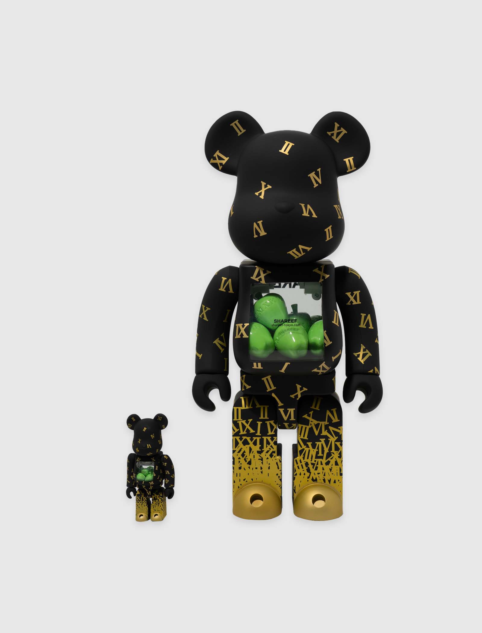 MEDICOM SHAREEF 3 100% + 400% BE@RBRICK SET