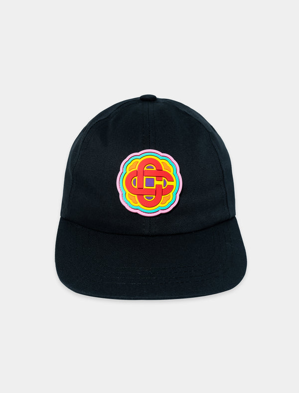 RAINBOW MONOGRAM PATCH CAP