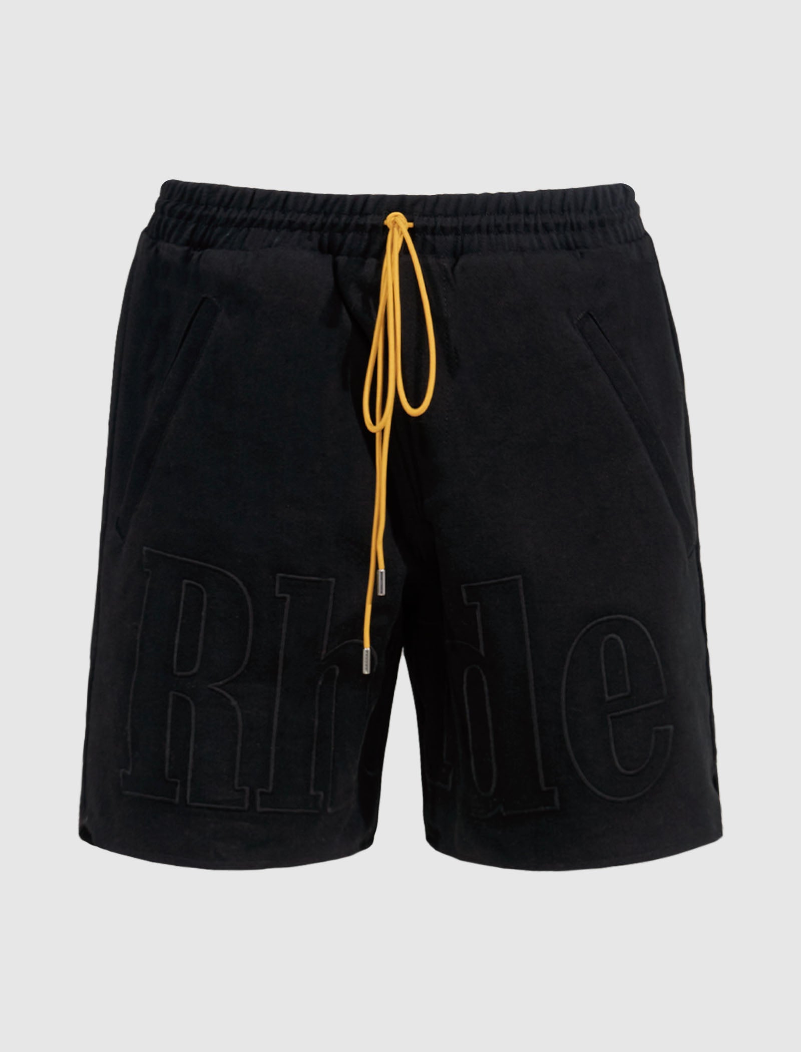 23ss RHUDE Shirt Shorts Embroidered Logo Quality Patchwork